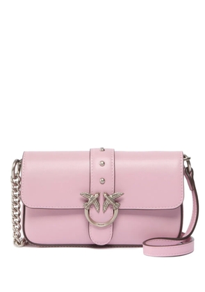 PINKO Love One Micro leather cross body bag
