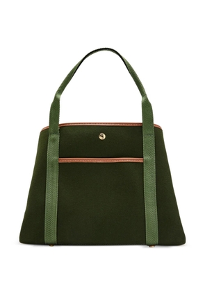 Rue De Verneuil Traversée ribbon strap tote bag - Green