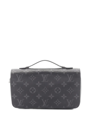Louis Vuitton Pre-Owned 2019 XL Zippy Monogram Eclipse wallet - Black