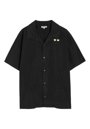 JW Anderson tea-print button shirt - Black