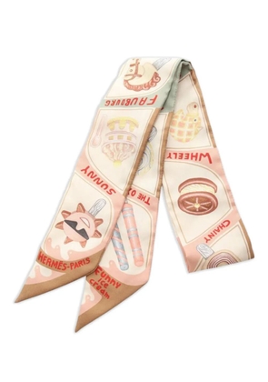 Hermès Pre-Owned 2000s silk scarf - Neutrals