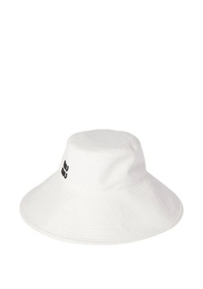 Miu Miu wide-brimmed bucket hat - White
