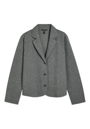 Eileen Fisher buttoned collared blazer - Grey