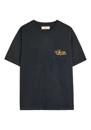 Cherry LA pocket short-sleeve T-shirt - Black