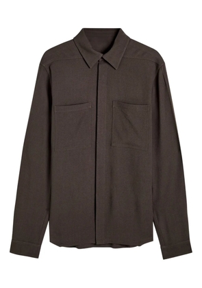 Rick Owens Work wool shirt - Brown