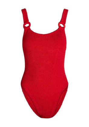 Hunza G ring strap swimsuit - Red