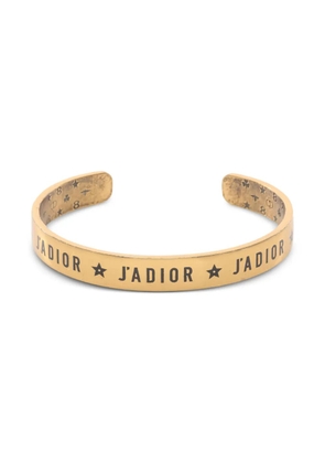 Christian Dior Pre-Owned 2010s j'adior-logo bracelet - Gold