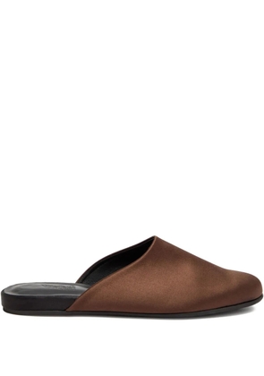 Ancient Greek Sandals round-toe mules - Brown