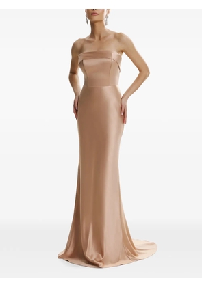 FRAMBOISE Dhara strapless maxi dress - Neutrals
