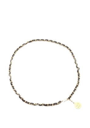 CHANEL Pre-Owned 1986-1988 coco mark chain belt - Gold