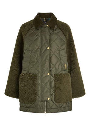 Barbour quilted teddy-effect puffer jacket - Green