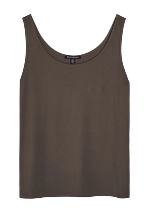 Eileen Fisher round neck top - Brown