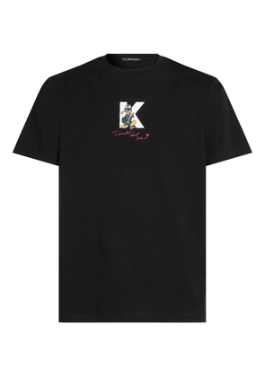 Karl Lagerfeld x Disney organic-cotton t-shirt - Black
