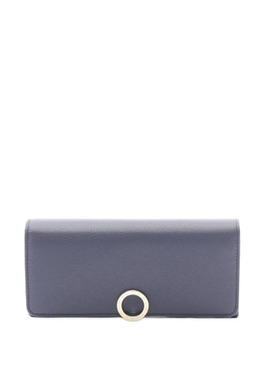 Bvlgari Pre-Owned 2010-2025 Large Leather Bifold Wallet long wallets - Blue