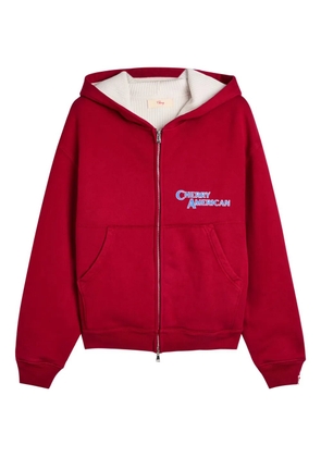 Cherry LA zipped hoodie - Red