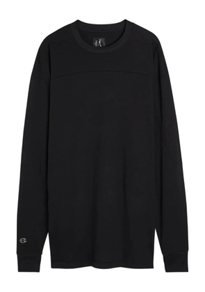 Rick Owens x Champion Girdered cotton T-shirt - Black