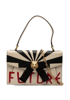 Gucci Pre-Owned 2000-2015 Leather Osiride Top Handle Flap satchel - Brown