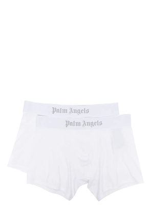 Palm Angels logo-waistband boxers (set of two) - White