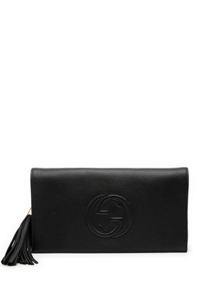 Gucci Pre-Owned 2000-2015 Leather Soho Disco clutch bag - Black