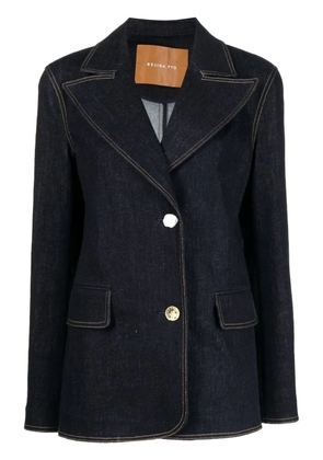 Rejina Pyo Mina single-breasted denim blazer - Blue
