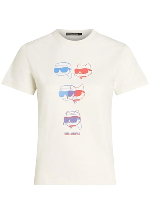 Karl Lagerfeld Ikon Color-Pop T-shirt - White