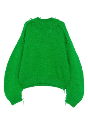 LỰU ĐẠN Kingpin knit sweater - Green