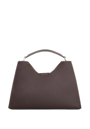 GIANNI CHIARINI Aurora leather top-handle tote bag - Brown