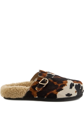 Ancient Greek Sandals Vasilitsa buckle ballet flats - Brown