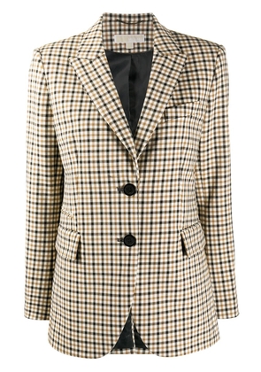 Michael Michael Kors checked blazer - Brown