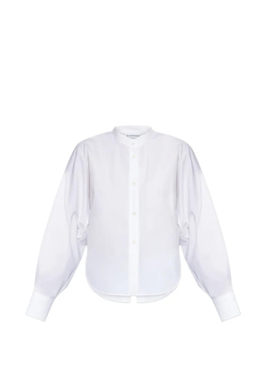 Givenchy collarless button shirt - White