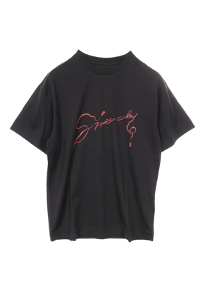 Givenchy Pre-Owned 2020s back-print T-shirt - Black