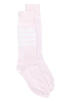 Thom Browne 4-Bar mid-calf socks - Pink