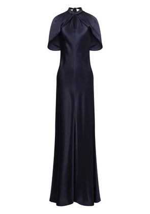 Alberta Ferretti draped maxi dress - Blue