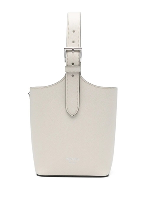 Prada logo-print bucket bag - Neutrals