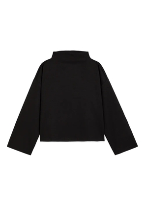 Eileen Fisher funnel-neck sweater - Black