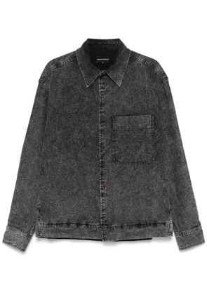 Emporio Armani denim shirt jacket - Black