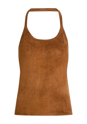 Stouls Cherry halterneck top - Brown