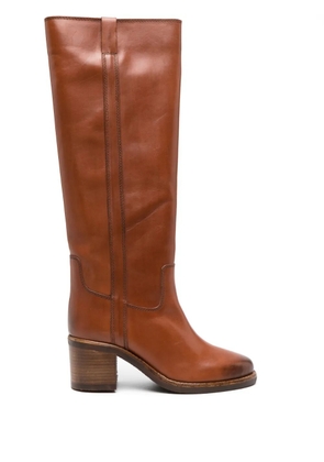 ISABEL MARANT Seenia 70mm leather boots - Brown