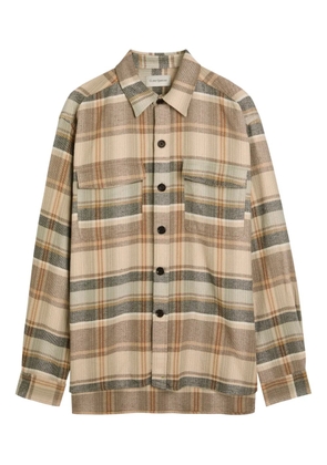 Oliver Spencer check-print shirt - Neutrals