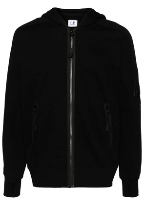 C.P. Company Lens-detailed cotton hoodie - Black