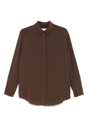 Matteau silk shirt - Brown