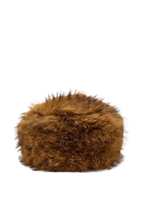 Lack Of Color Babushka faux fur hat - Brown