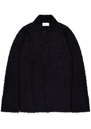 Laneus spread-collar shirt - Black