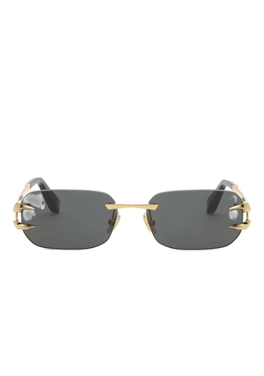 Roberto Cavalli metal rimless sunglasses - Gold