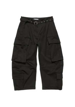 Acne Studios belt-detail cargo trousers - Black