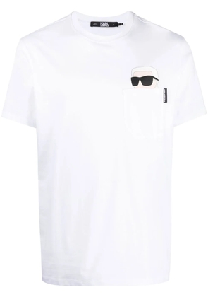 Karl Lagerfeld Ikon 2.0 pocket T-shirt - White