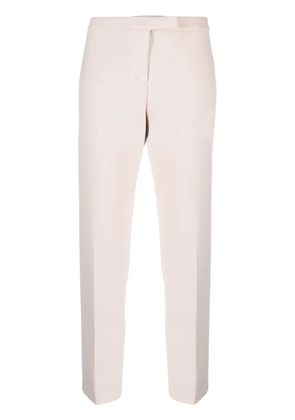 Peserico pressed-crease cropped trousers - Neutrals