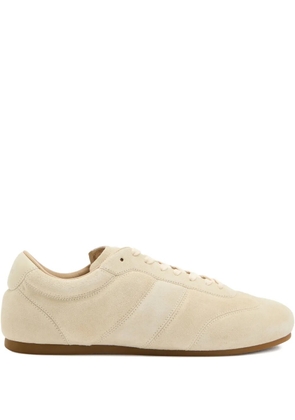 LEMAIRE lace-up leather sneakers - Neutrals