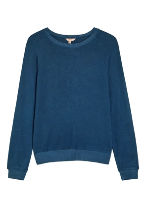 Eberjey ribbed crew-neck sweater - Blue