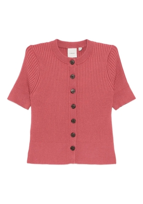 Varley Micha short sleeve cardigan - Pink